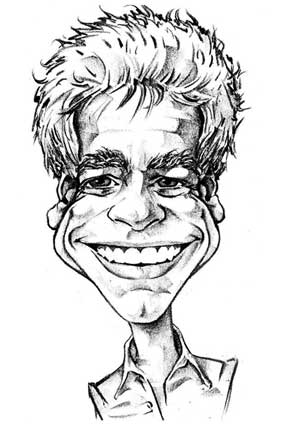 Caricature of Bernie Tennis