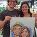 Caricature by Bernie of a Couple