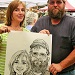 Caricature by Bernie of a Couple