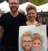 Caricature by Bernie of a Couple