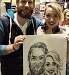 Caricature by Bernie of a Couple