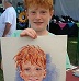 Caricature by Bernie of a boy