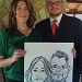 Caricature by Bernie of a Couple