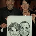 Caricature by Bernie of a couple